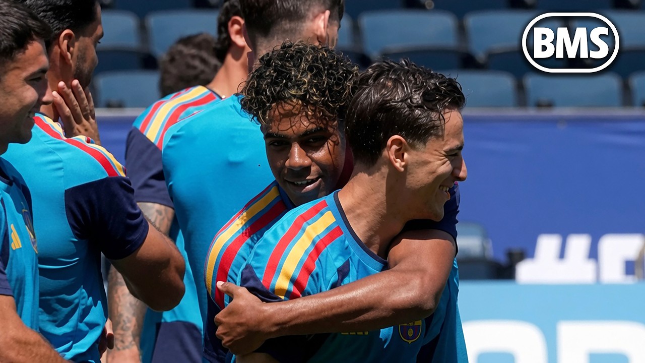 SPAIN TRAIN FOR HUGE BELGIUM CLASH ⚡ Lamine Yamal involved in Carson 🏆 2026 FIFA World Cup