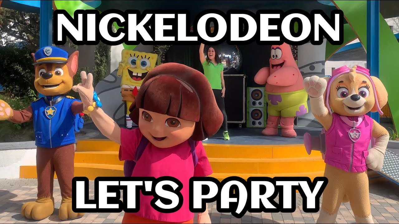 [4K] PARQUE DE ATRACCIONES DE MADRID 2019 - NICKELODEON LET'S PARTY