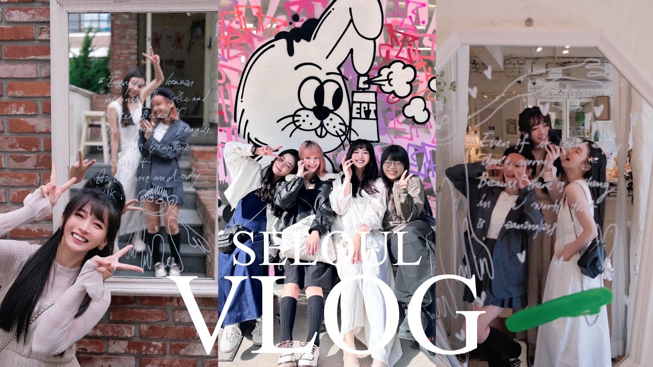 韓國VLOG  突襲佩諭驚喜｜必吃烤肉醬蟹｜藝人造型竟然踩雷😞｜爆紅咖啡廳｜穿搭分享✨