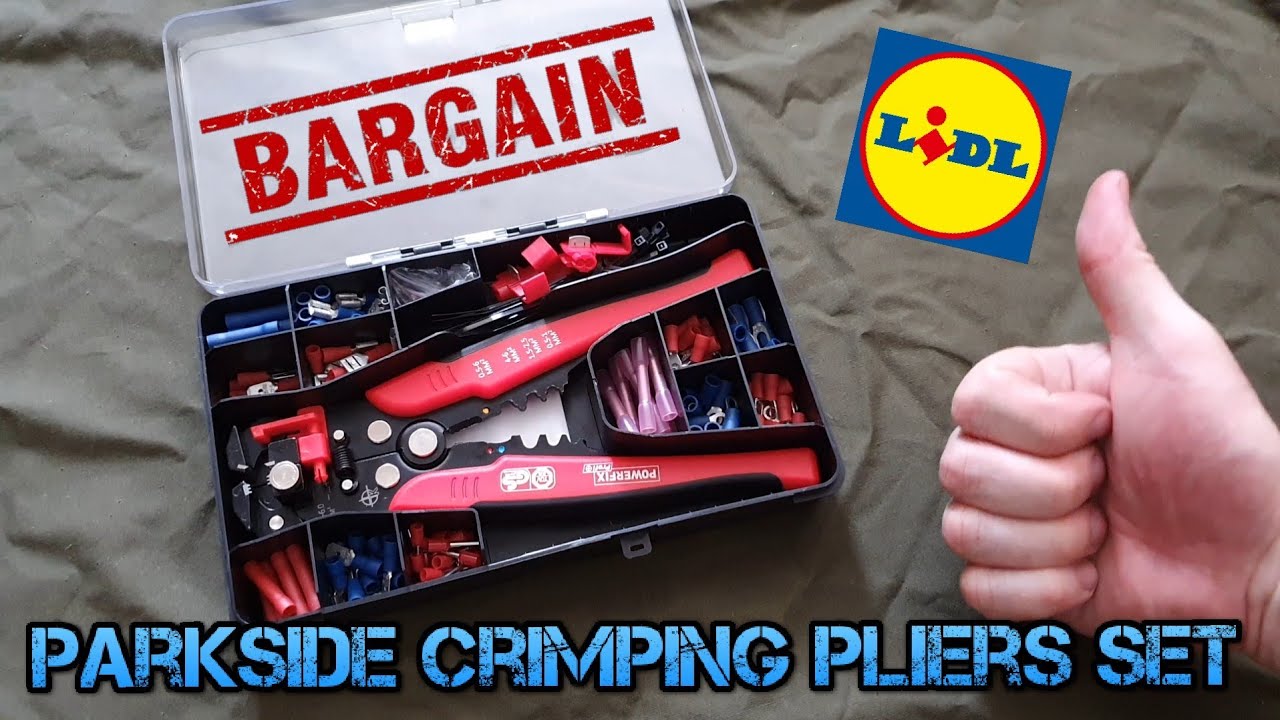 Bargain lidl parkside crimping pliers set