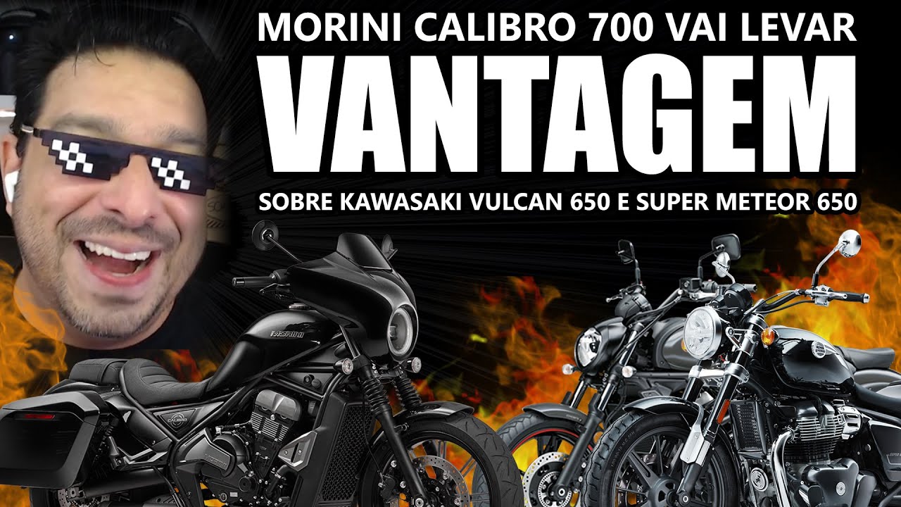 Moto Morini Calibro 700 vai levar vantagem sobre Kawasaki Vulcan 650 e Super Meteor 650
