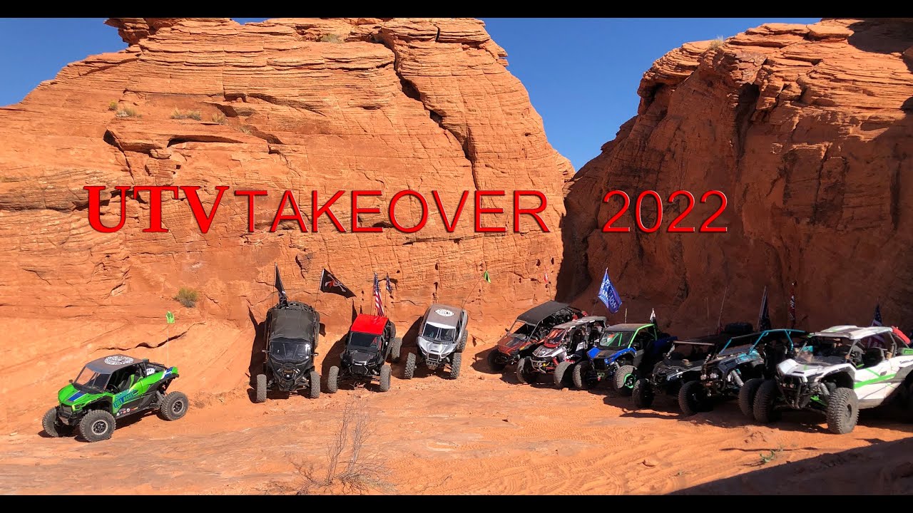 UTV Takeover Sand Hollow. Rollovers, flips, The KRX and KRX4 = FUN!!