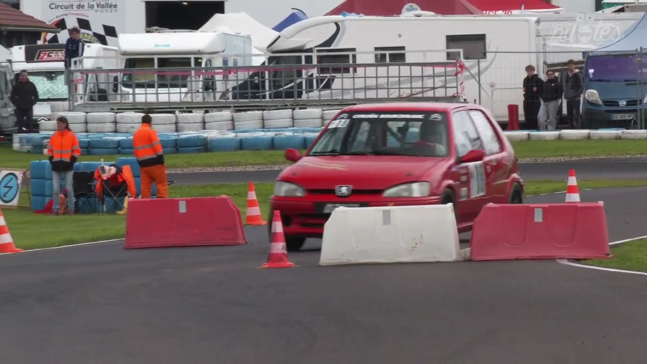 🎥 Ophélie POITEVIN PEUGEOT 106 Rallye 🏁 - Finale des Slaloms 2025 🇫🇷
