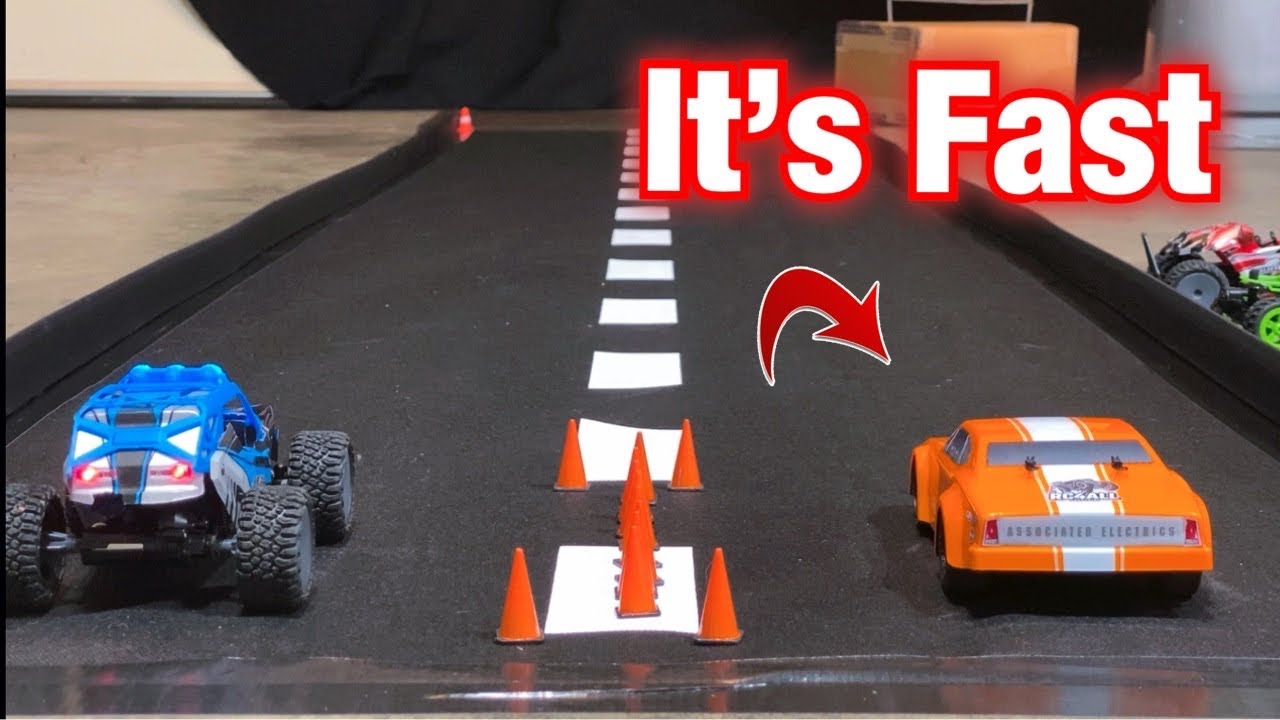 Straight line FUN! DR28 RC Drag Car by Team Associated 1/28 scale RTR