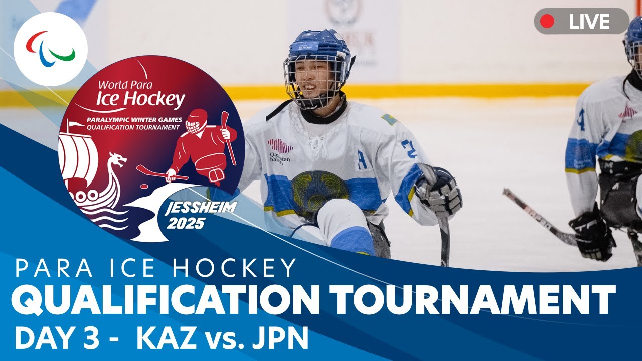 Para Ice Hockey | Kazakhstan vs Japan | Day 3 | Qualification Tournament | Jessheim 2025