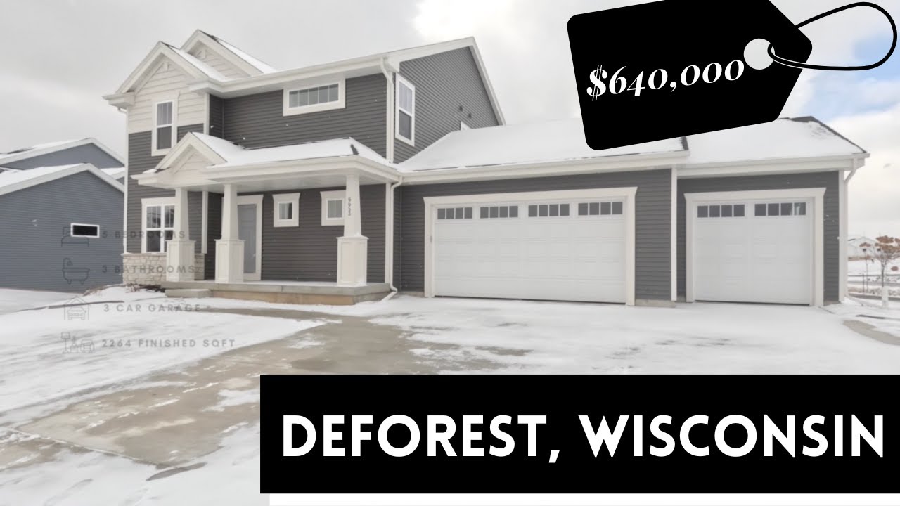 TOUR A MODERN NEW CONSTRUCTION HOME in Wisconsin | Wisconsin Home Tour