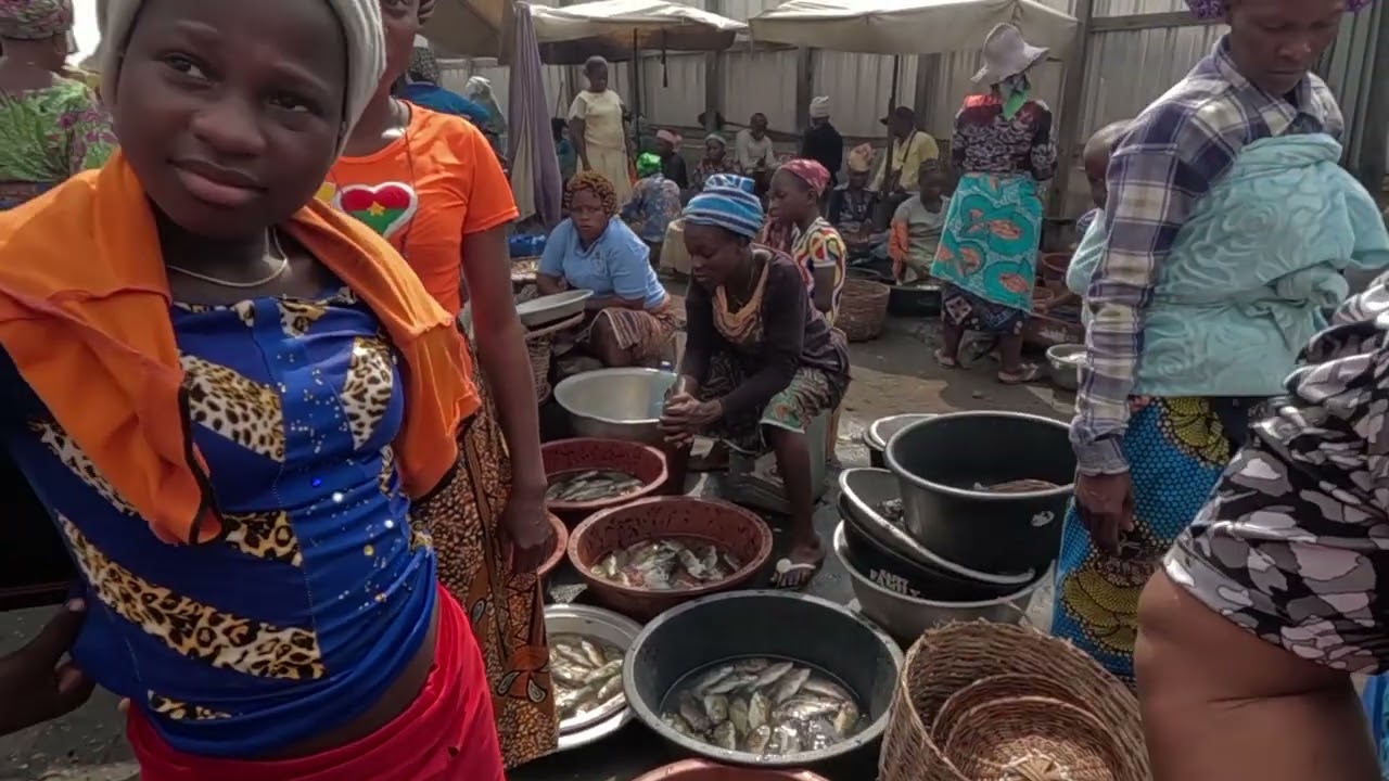 Ganviè Fish market BENIN