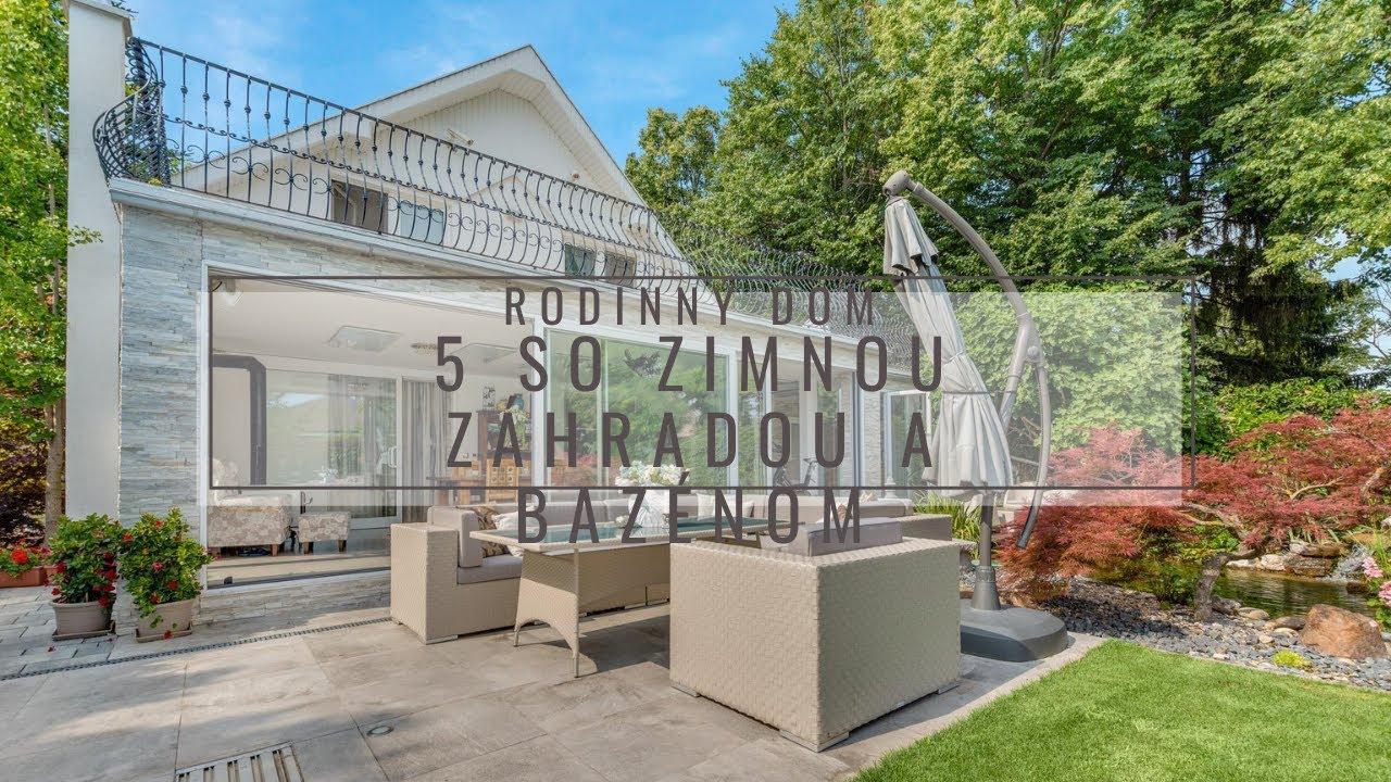 Nadštandardný 5 izbový rodinný dom so zimnou záhradou a bazénom, Kvetná, Dunajská Lužná