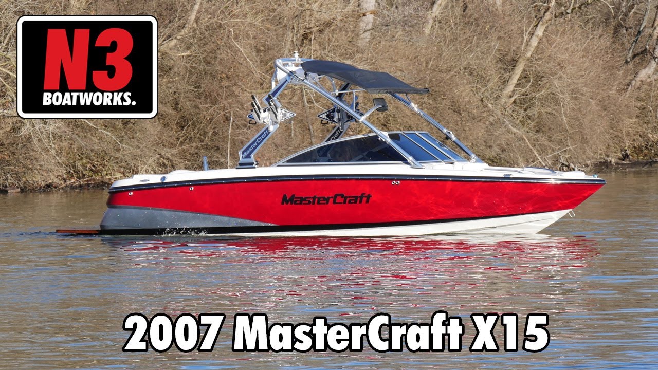 2007 Mastercraft X15 Red - On Water || N3 Boatworks