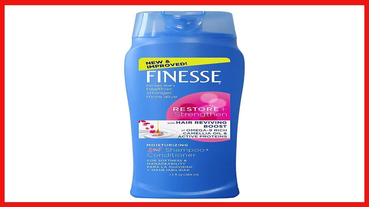 Great product -  Finesse Restore + Strengthen Moisturizing 2in1 Shampoo + Conditioner, 13 oz (Pack o