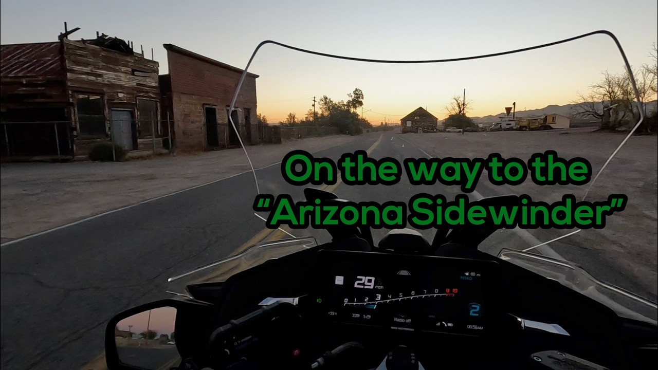 On the way to Historic Route 66 and the Arizona Sidewinder