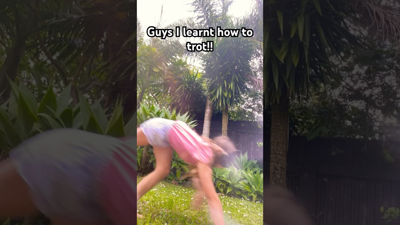 I learnt how to trot!!!! 😜😜✨ #therian #therianthropy #quadrobics