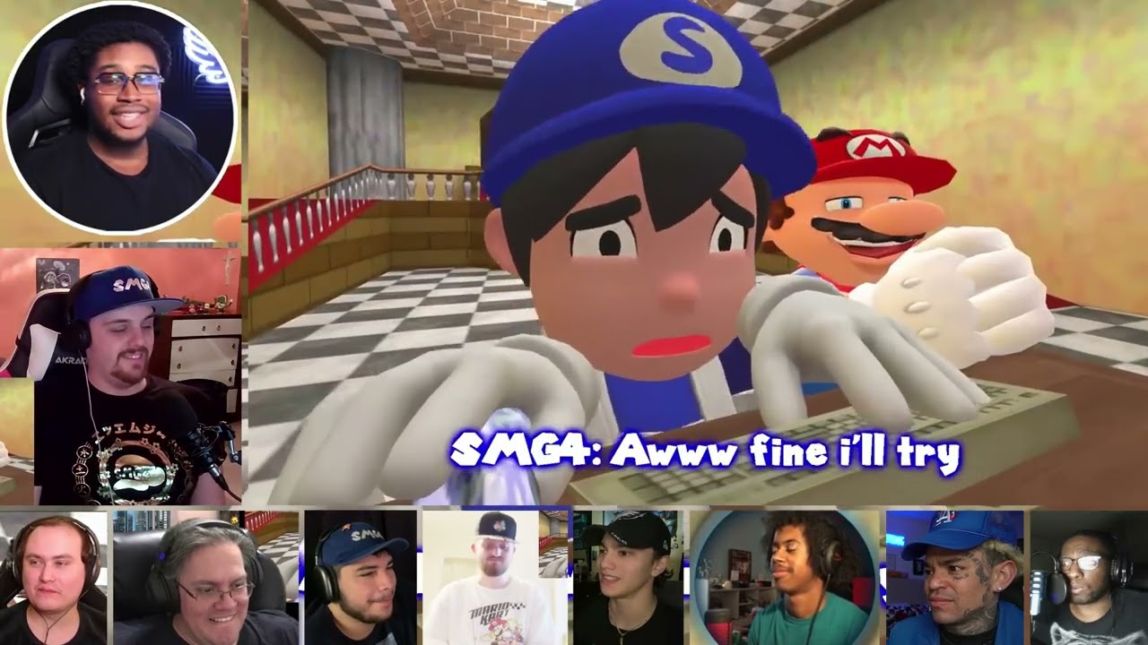 Mario & SMG4 play Slendytubbies [REACTION MASH-UP]#2751