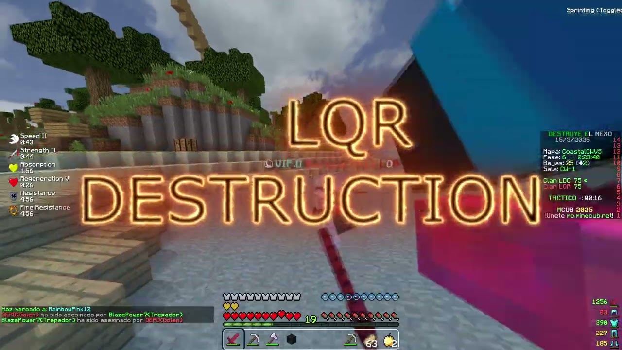 CW MINECUB LIGA | LDC VS LQR | KING OF KINGS 👑