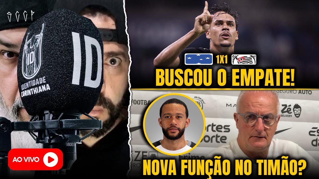 NO MINEIRÃO CORINTHIANS BUSCA O EMPATE CONTRA O CRUZEIRO | DORIVAL FALA SOBRE NOVA FUNÇÃO DE MEMPHIS