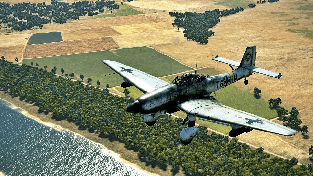 Ju 87 D-3 - Destroy Train Station - IL 2 Sturmovik