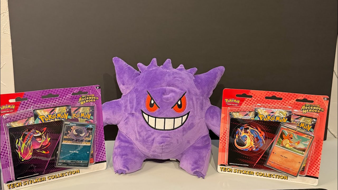 Opening 6 Pokémon tcg Ascended Heroes tech sticker collections 