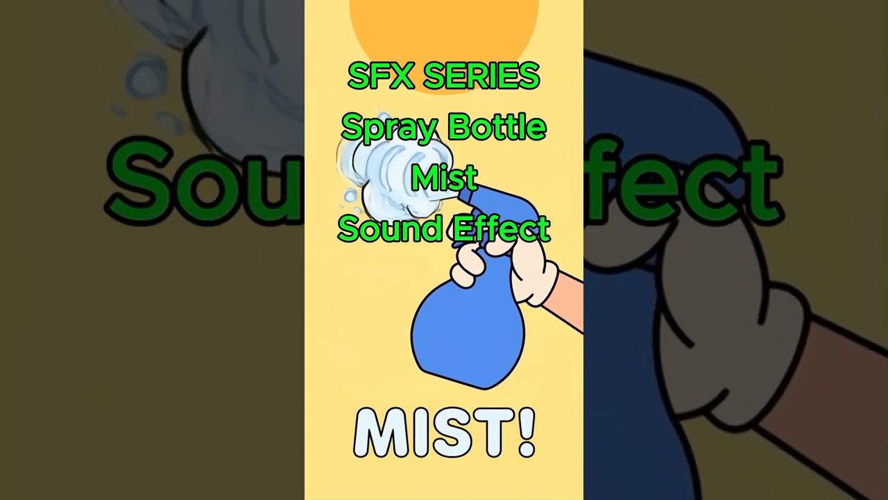 Spray Bottle Mist Sound Effect – SFX SERIES · MACHINE_SPRAY_MIST_05