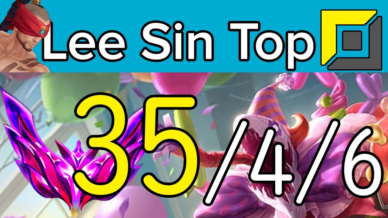Lee Sin Top vs Fiddlesticks 35/4/6 Master Elo