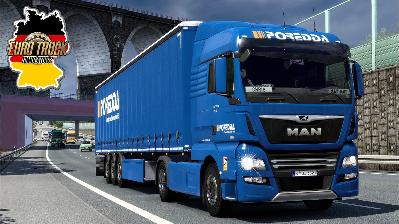 ETS2 Deutschland Tour ★ Erfurt - Dresden I POREDDA LogisticService [3133] EURO TRUCK SIMULATOR 2