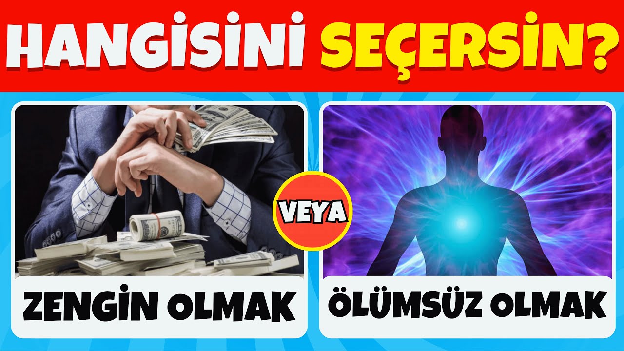 Hangisini Seçersin? Dünyanın En Zor Seçimleri! 😱🔥 | Zor Seçim Testi