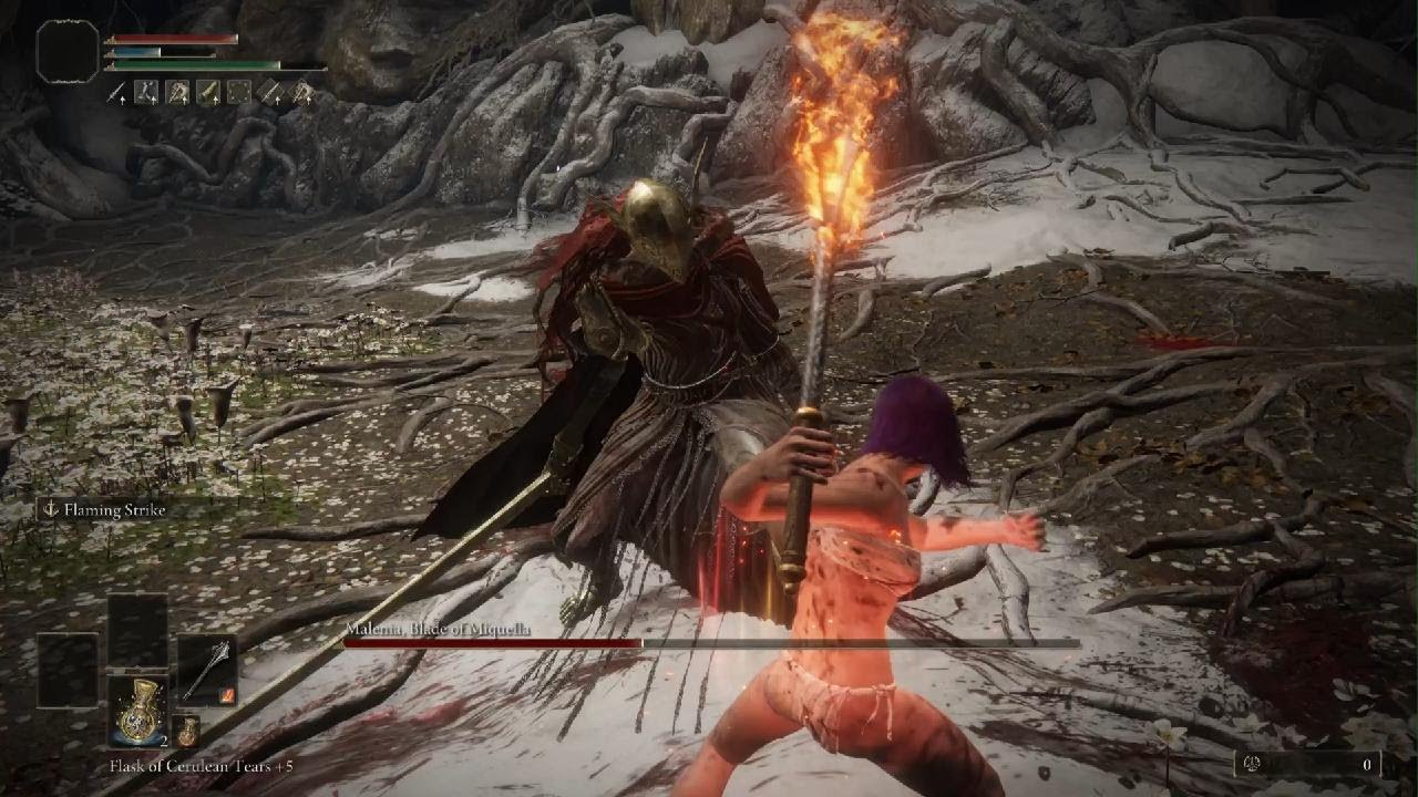 ELDEN RING: Malenia RL1 +0 No Hit (No Aux, No Weapon Upgrades, Mace)