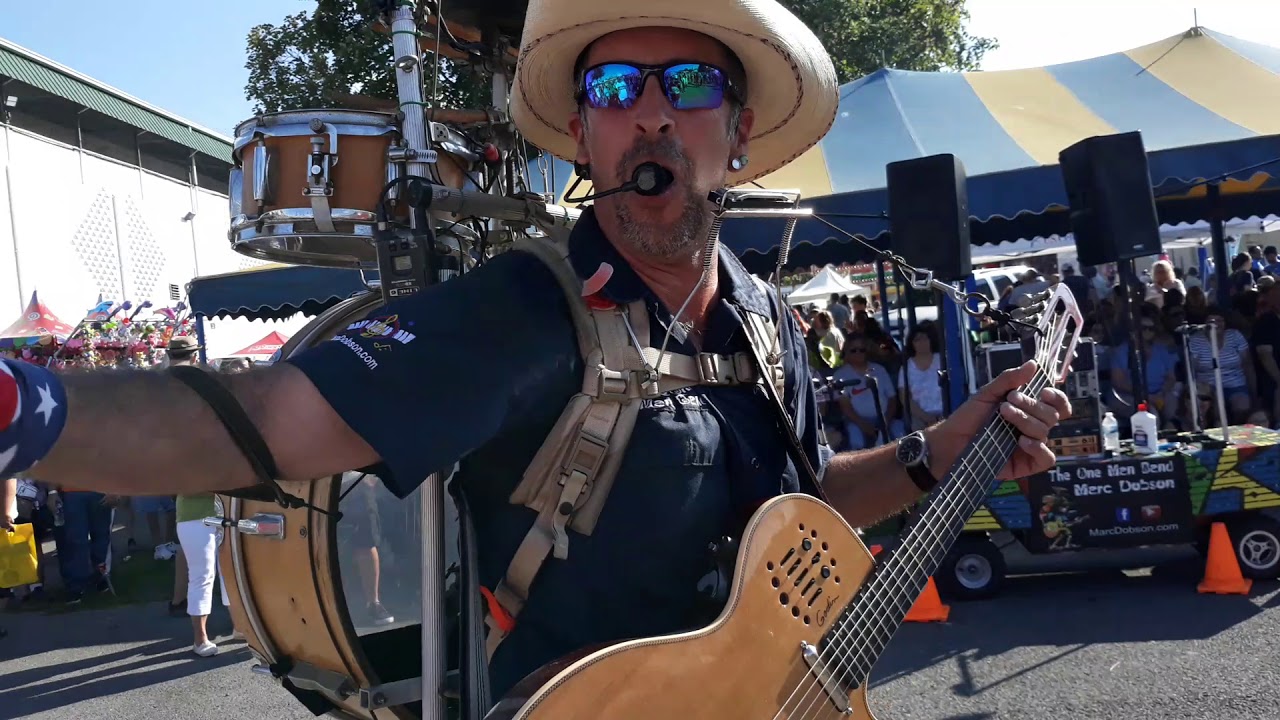 Mark Dobson the one man band West Virginia State Fair 2019