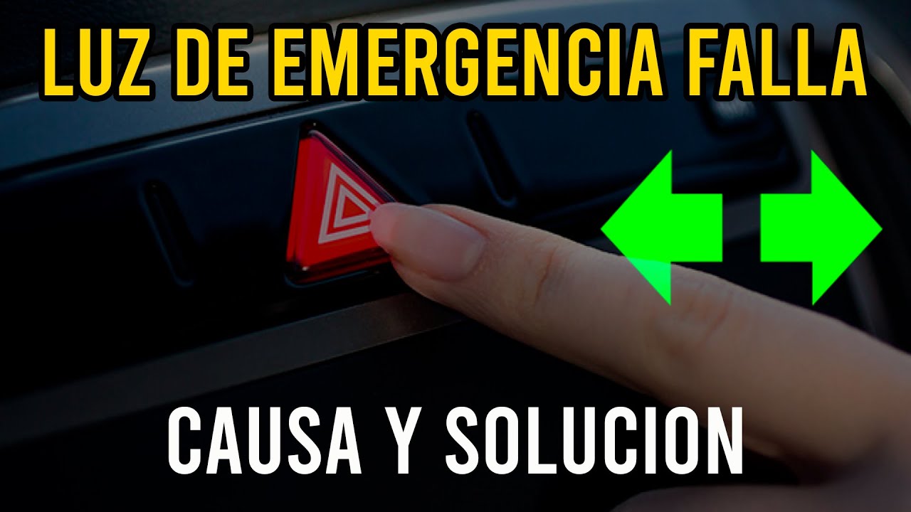 Porque No me funciona las luces direccionales o de emergencia