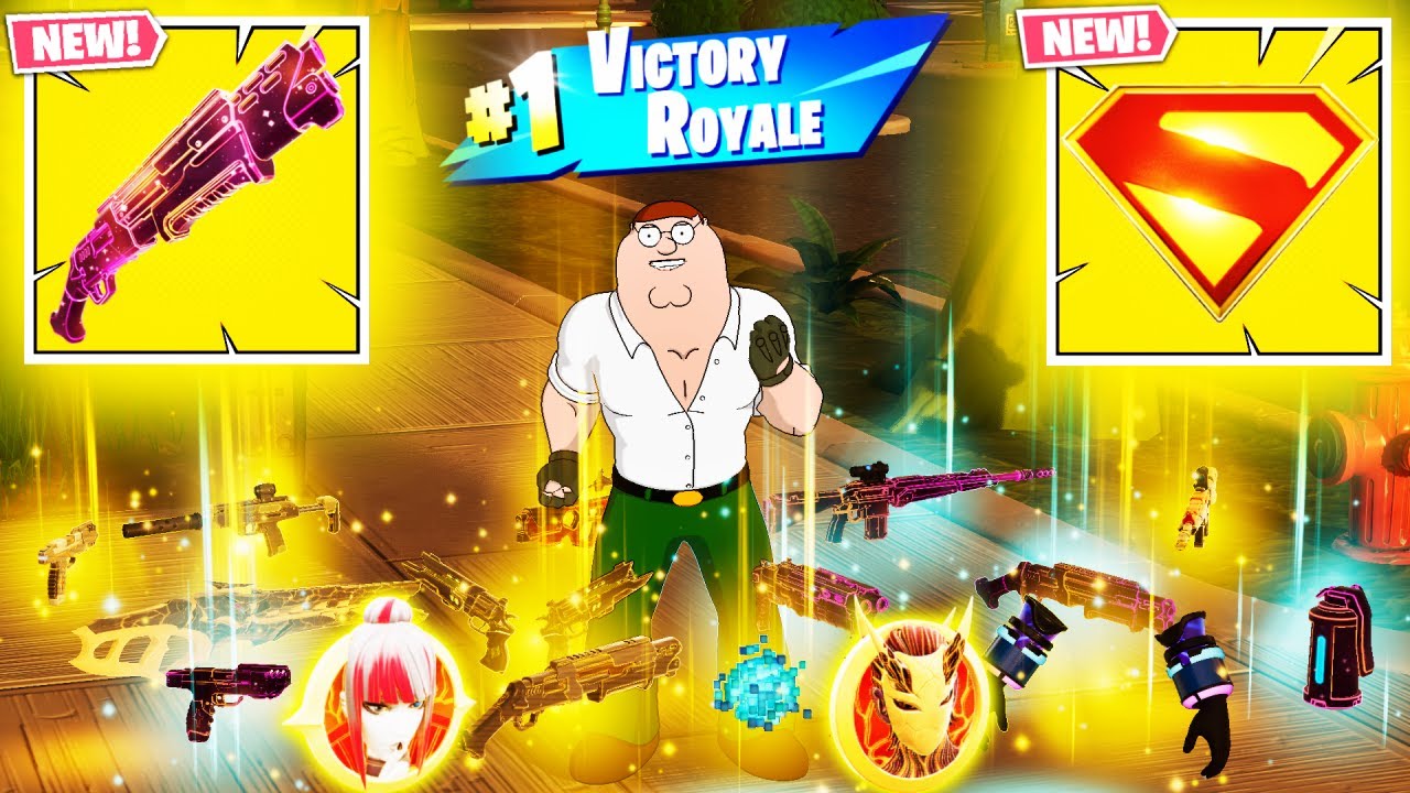 PETER GRIFFIN vs SUPERMAN MYTHIC ALL MYTHIC WEAPONS & MEDALLIONS (Chapter 6 Season 3)