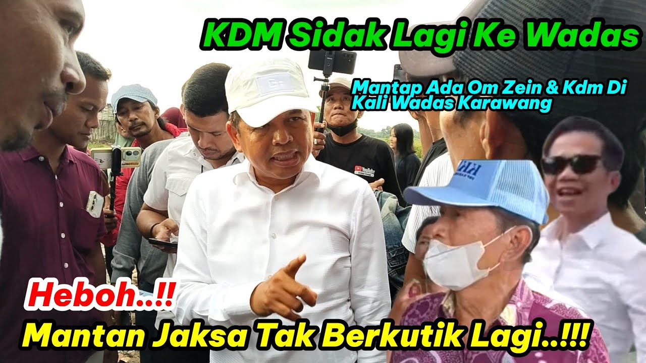 Heboh ‼️KDM Sidak Lagi ke Kali Wadas Karawang❗Mantan Pejabat Dibuat Tak Berkutik 