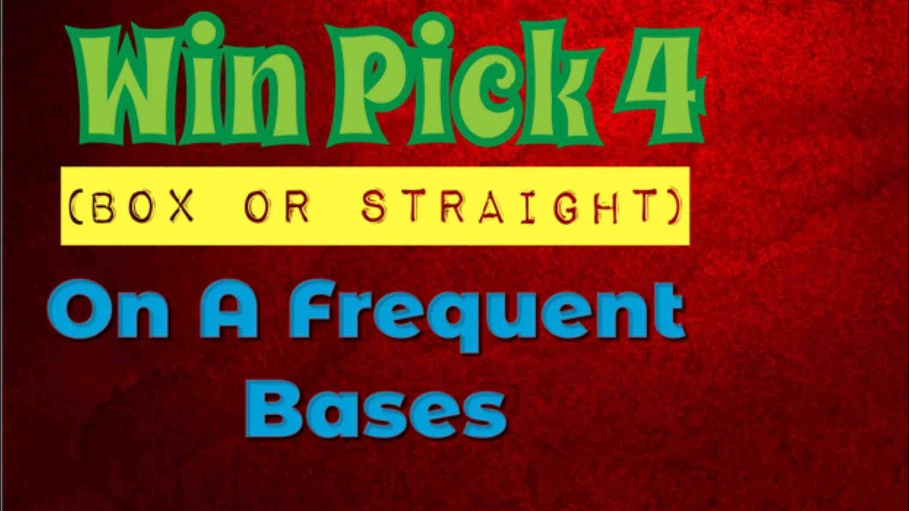 Выигрышная стратегия Pick 4 (Box или Straight) | Постоянная победа