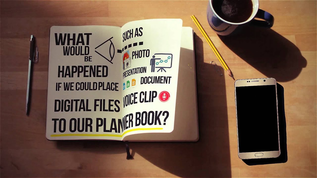 Cloud Planner, take your digital files into planner book.