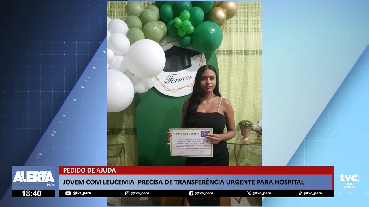 Jovem com leucemia aguarda transferência urgente para hospital de referência