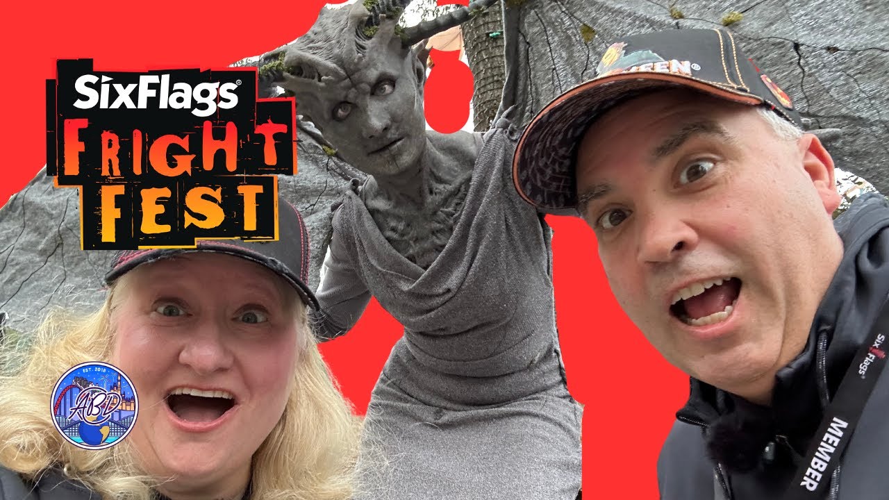 Six Flags Over Georgia Fright Fest 2023 l New SAW House and Oktoberfest! Inisde the Houses POVS