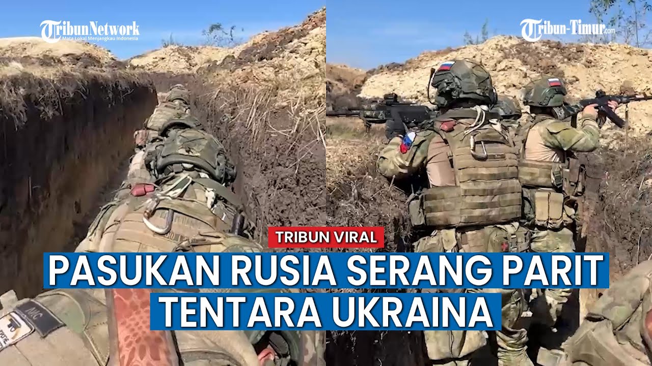 Mencekam! Baku Tembak Jarak Dekat Pecah antara Pasukan Rusia vs Ukraina, Granat Ikut Meledak