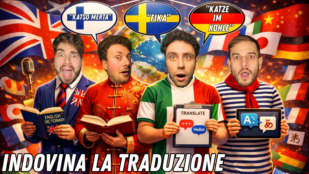 INDOVINA LA LINGUA E LA TRADUZIONE!! NON POTETE IMMAGINARE COSA È SUCCESSO! NON SMETTEVAMO DI RIDERE
