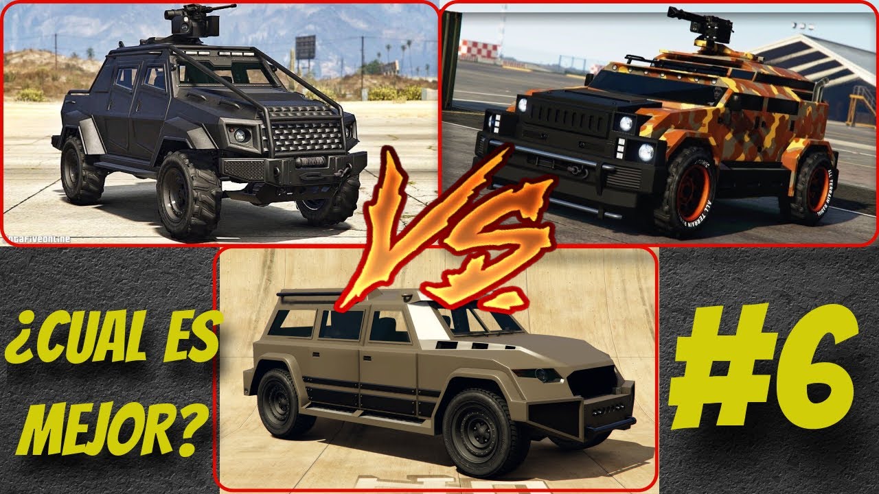 GTA ONLINE 2020|HVY INSURGENT V.S NIGHTSHARK V.S MENACER ¿CUAL ES MEJOR?