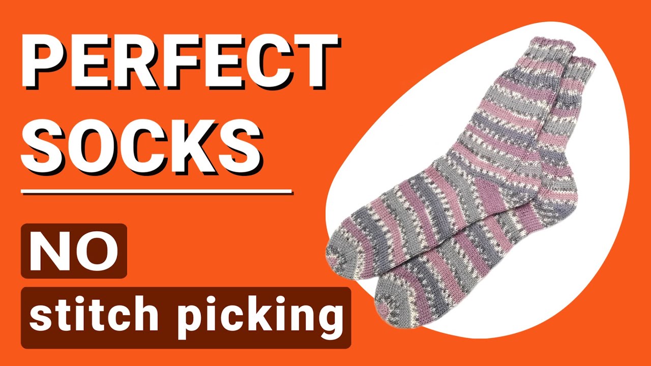 How to knit socks with heel “Strong”. No stitch picking requires.