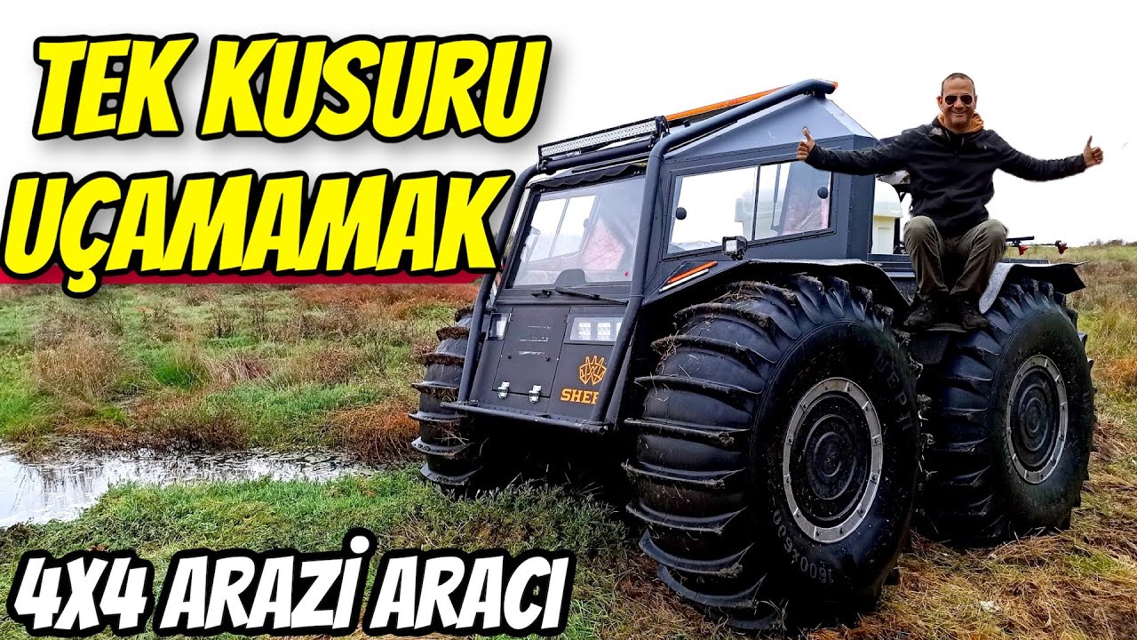 İŞ MAKİNALARI | Suda Yüzebilen, Bataklıkta Gidebilen 4x4 | SHERP ATV | GTA 5 ZHABA