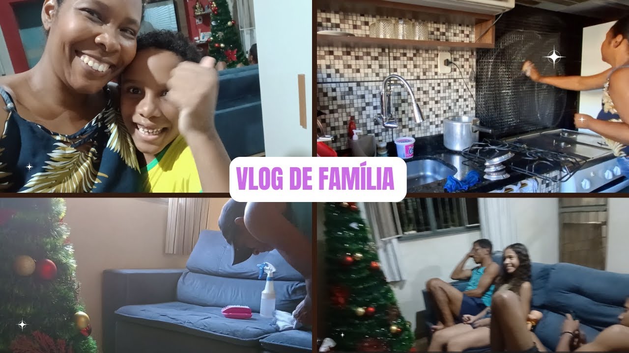 VLOG DE FAMÍLIA | Comprinhas de Natal, Surpresa do Marido e Limpeza Completa da Casa 🎄