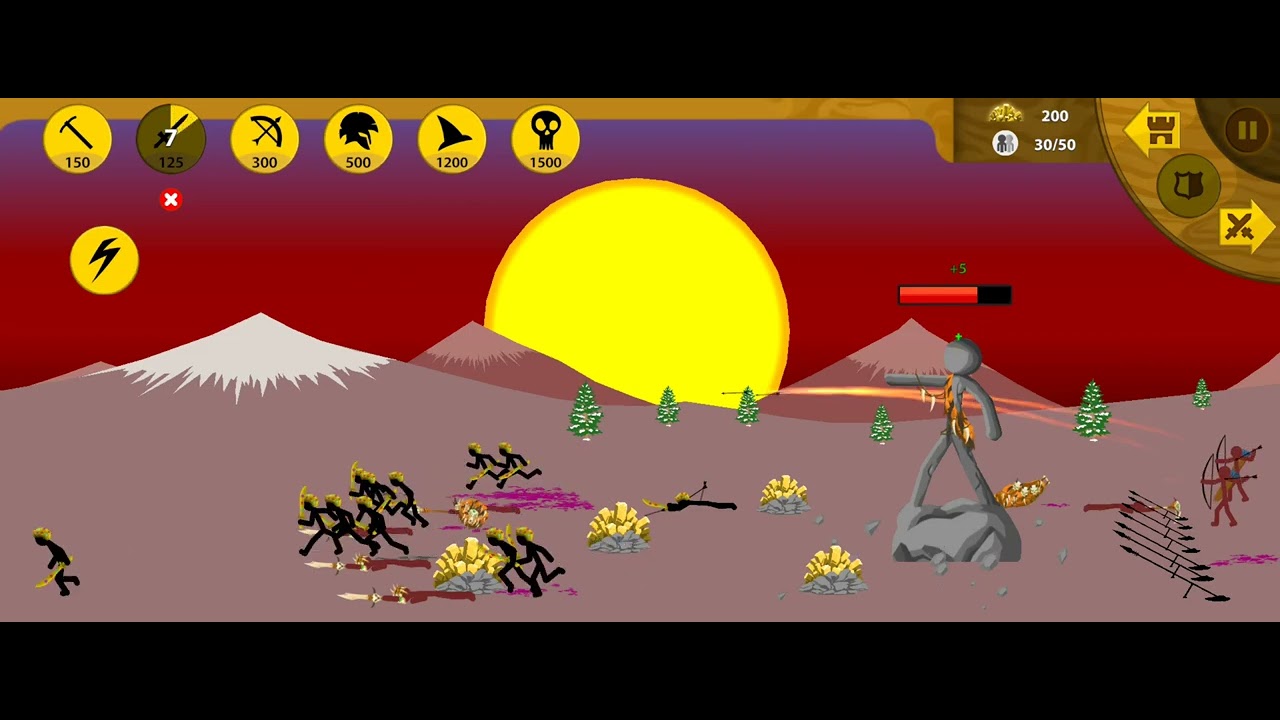 Stick War Legacy gameplay: The United Savage Tribes of Inamorta (Star Level #2) - Insane Mode
