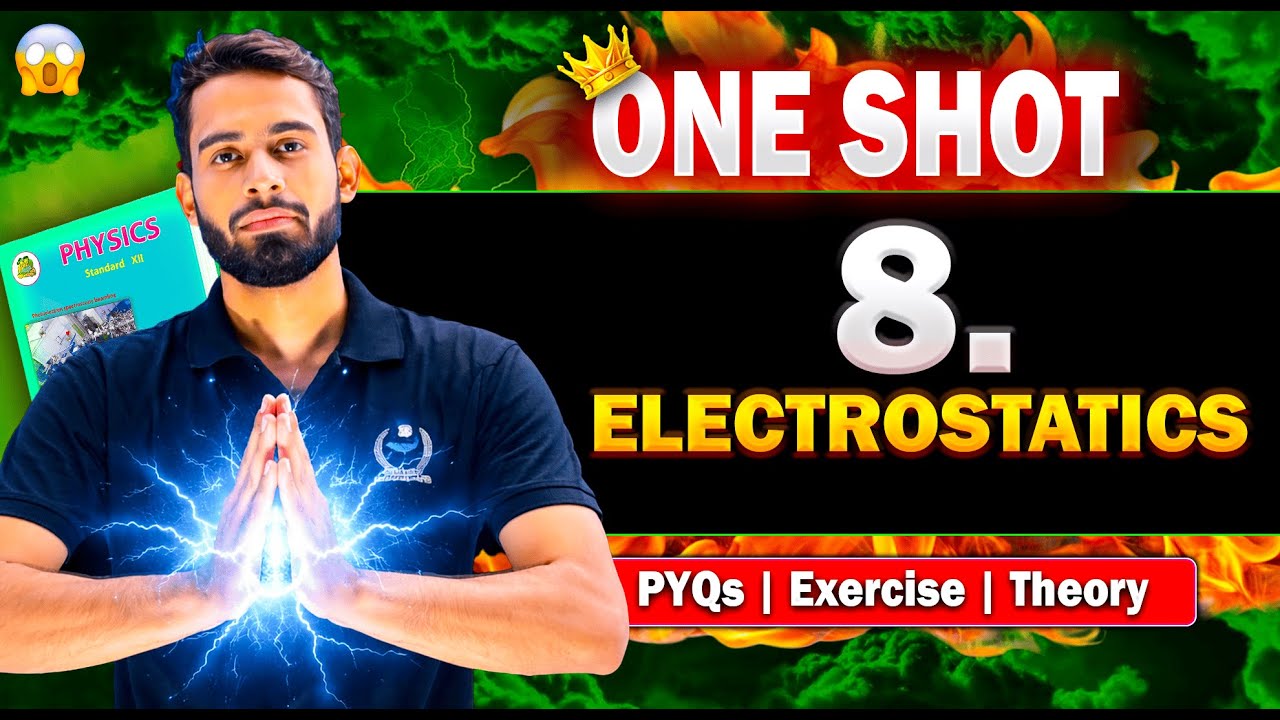 🔥ONE SHOT #8 Electrostatics Complete Detailed revision #maharashtraboard