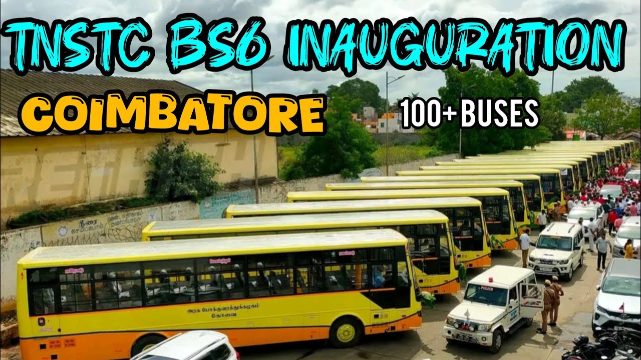 Открытие автобусной станции Tnstc Coimbatore bs6 | Автобусы Bs6 #автобус #tnstc #инаугурация #нов...