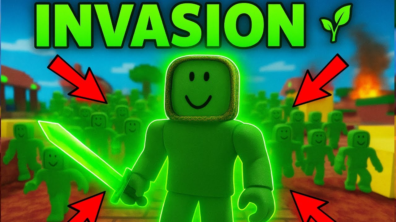 Roblox BedWars is Being INVADED by the GREEN BEAN ARMY! 🌱🔥