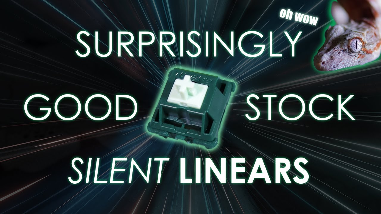 Kinetic Labs Gecko SILENT Linear Switch Review & Sound Test