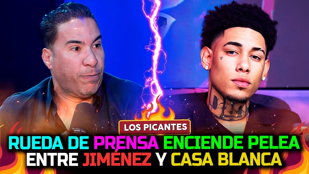Rueda de prensa calienta la pelea entre Sr. Jiménez y Christian Casa Blanca | VIVE EL ESPECTACULO