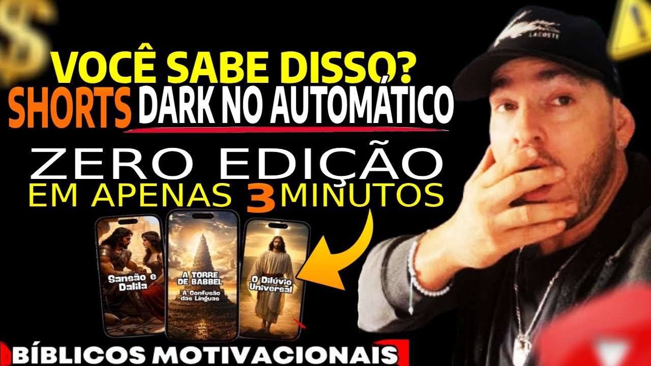 Como Criar Vídeos Shorts Bíblicos Virais em 3 Minutos ⏱️ Sem Edição / Automático e 100% GRATUITO!
