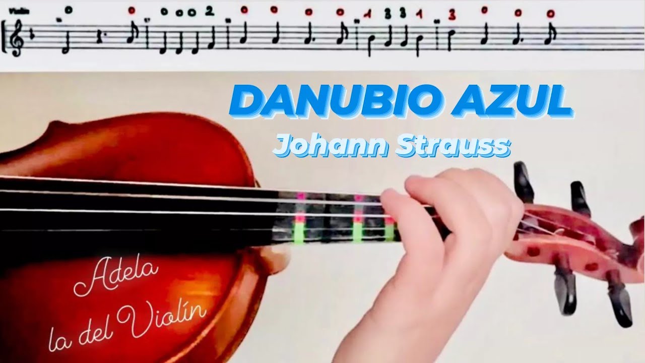 DANUBIO AZUL, STRAUSS (PARTITURA VIOLÍN+AUDIO)