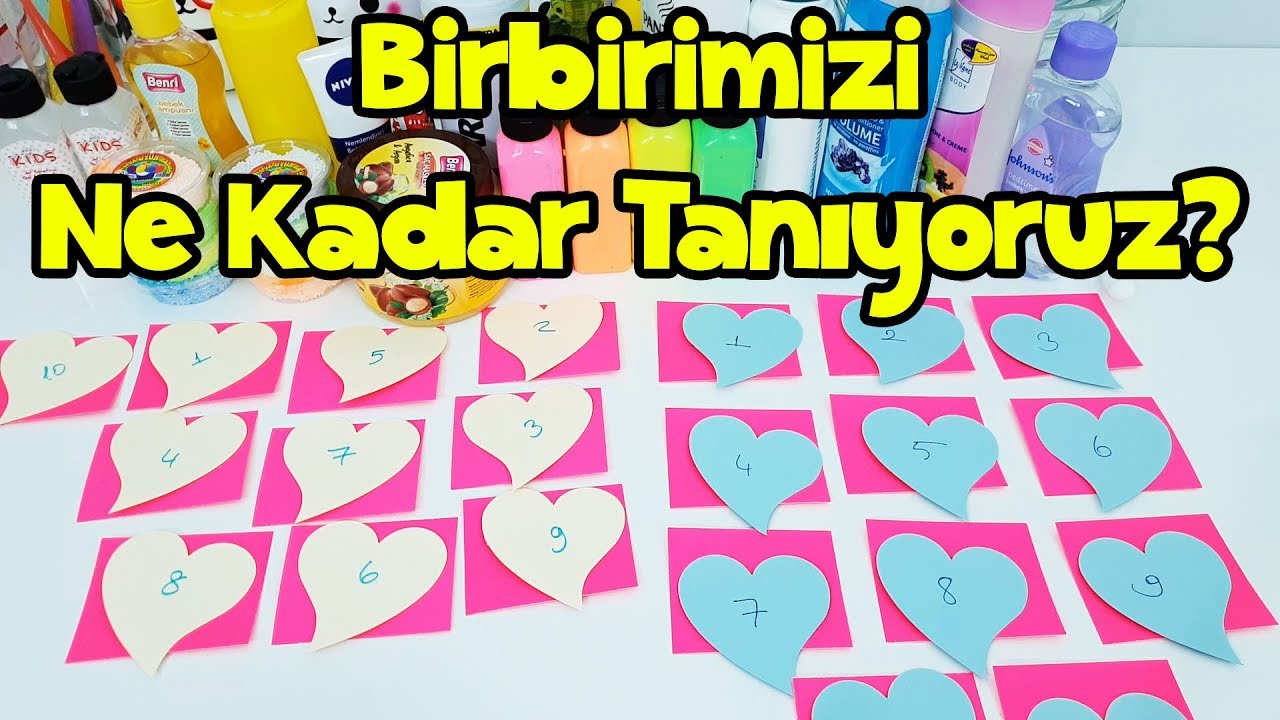 Birbirimizi Ne Kadar İyi Tanıyoruz? Eğlenceli Slime Challenge - Vak Vak TV