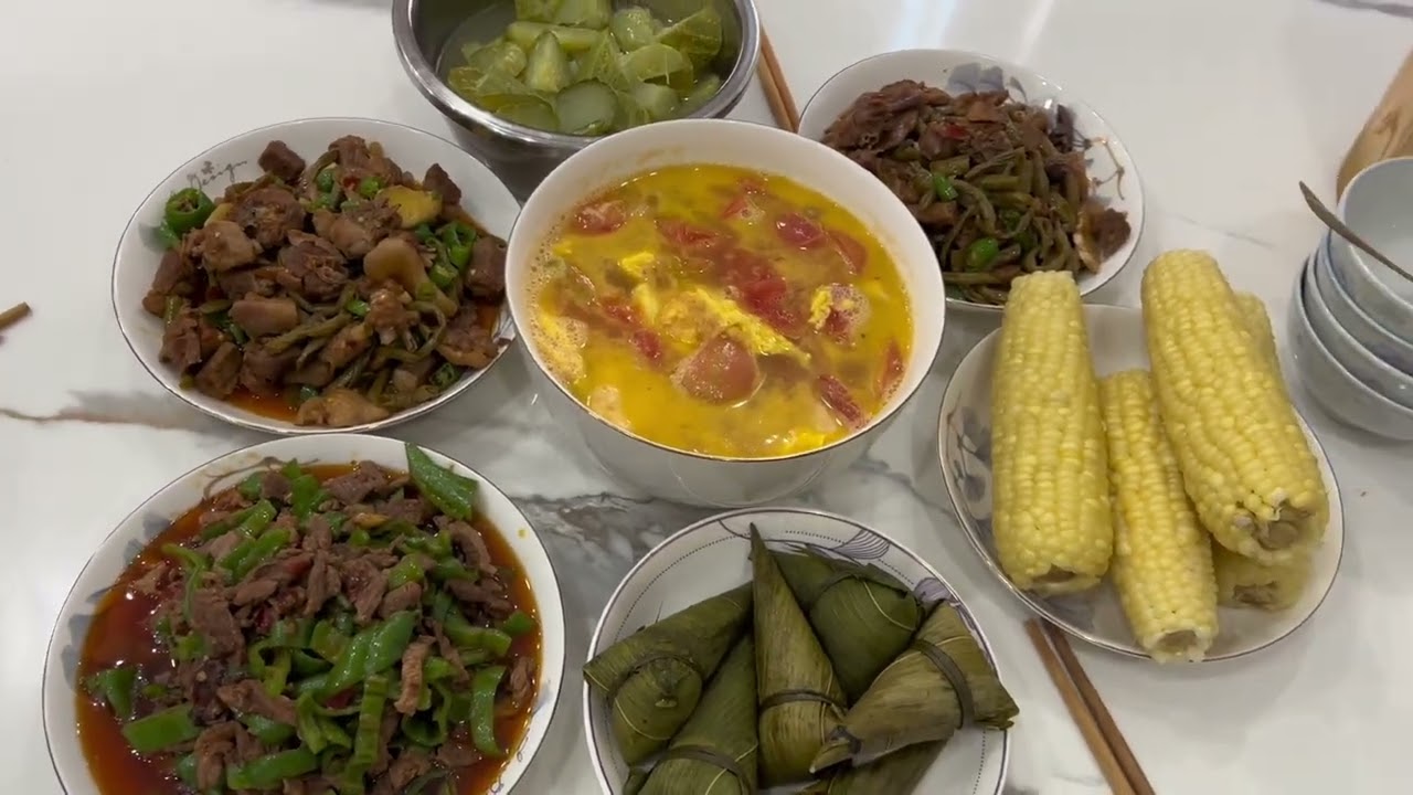 我的女儿很久没有来了，叫殷二去买了鸭子回来，弄了一个啤酒鸭吃